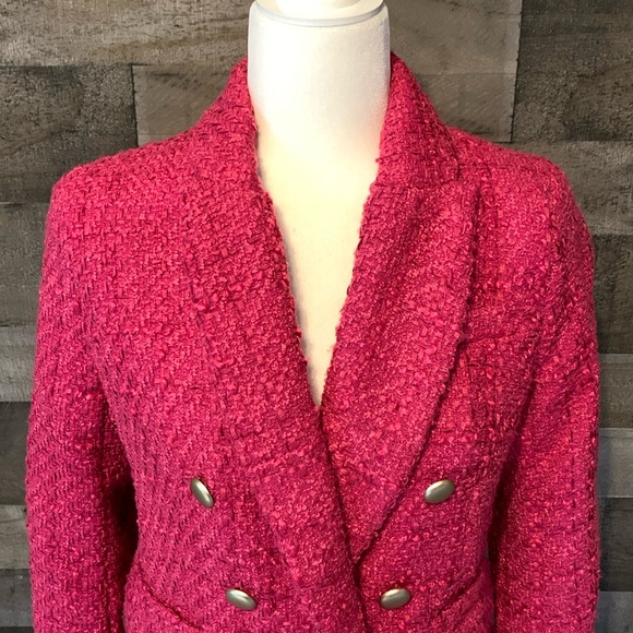 Nine West Double Breasted Tweed Blazer - Picture 7 of 16